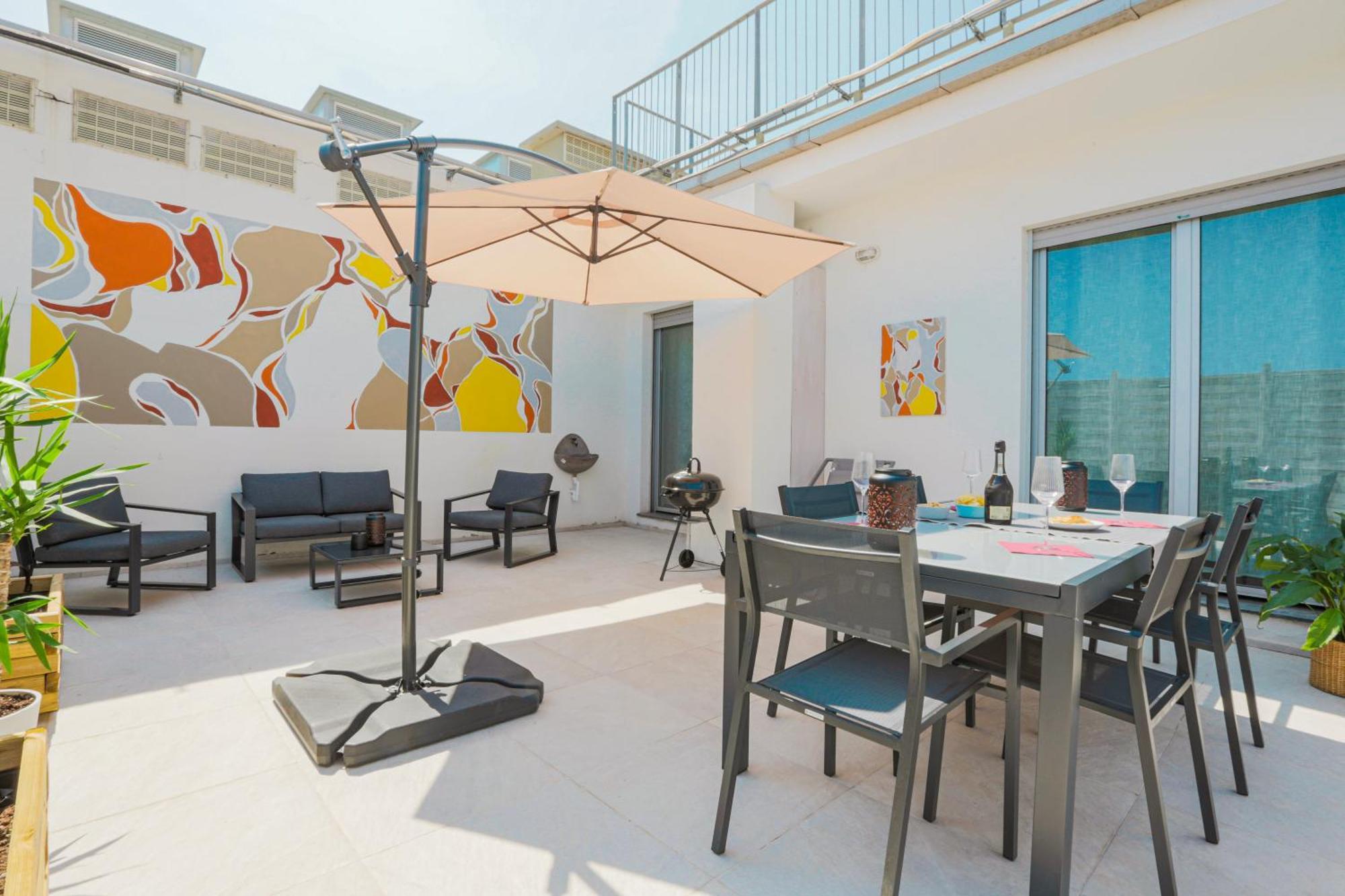 Attico Luxury Con Parcheggio E Terrazza Vista Mozzafiato Apartamento Génova Quarto foto
